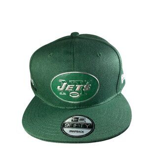 New Era New York Jets Green NFL 9FIFTY  Snapback Cap Hat NWT Flat Brim